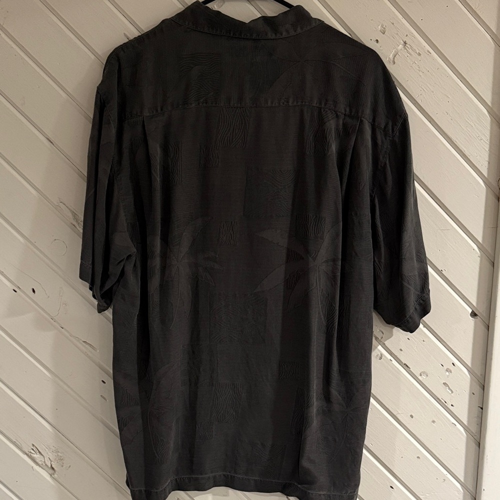 Tommy Bahama Charcoal Textured Shirt - Picture 3 of 4